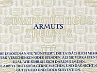 Staatsgültiges Armutszeugnis